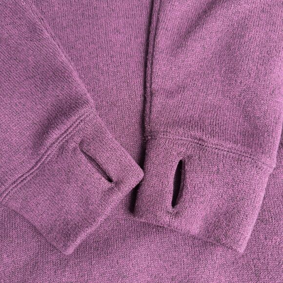 Eddie Bauer Radiator 2.0 Fleece Hooded Pullover Sweatshirt Womens Medium Purple - Picture 8 of 16